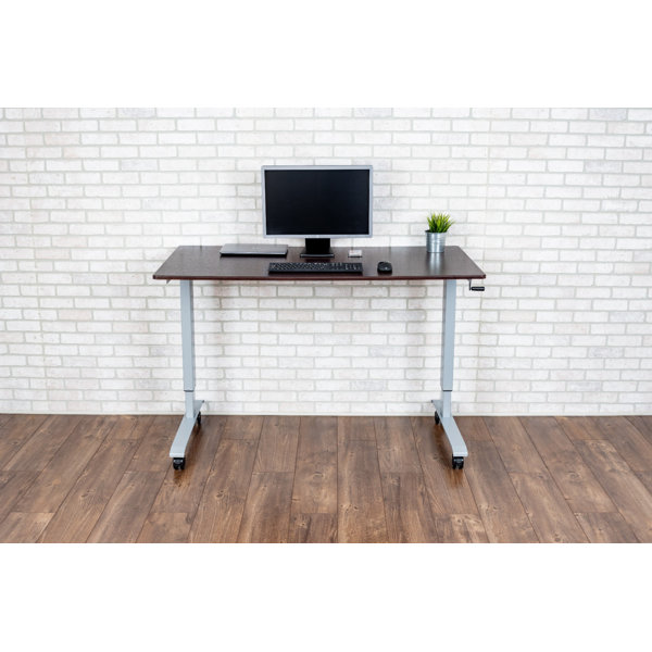 Symple Stuff Belvedere Height Adjustable Standing Desk & Reviews Wayfair